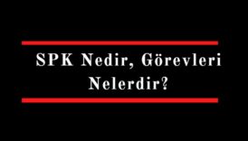 SPK nedir görevleri nelerdir